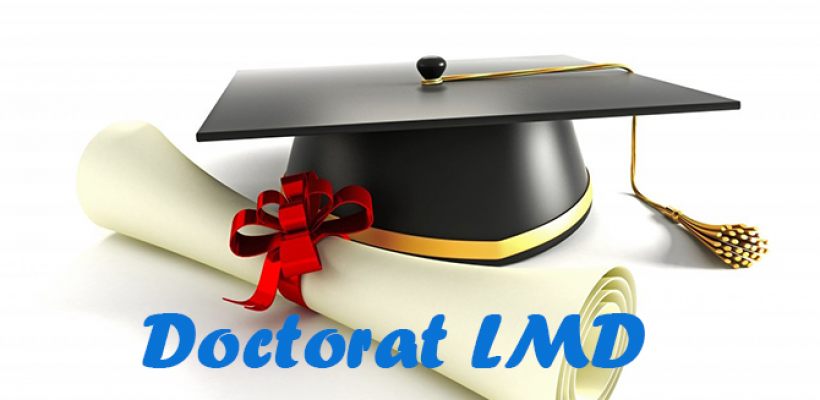 Inscription en 1ère année Doctorat régime LMD au titre de l’année universitaire 2025/2026